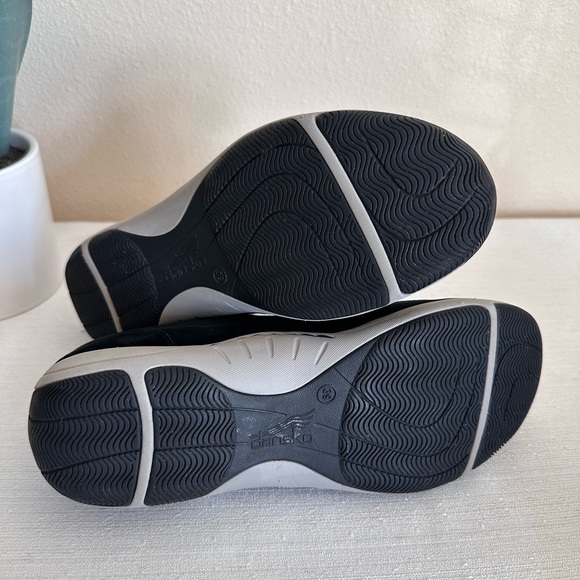 Dansko Hayden Black Leather Metalic Lace Up Casual Sneakers Women’s EU39 US8.5-9 - Picture 13 of 14